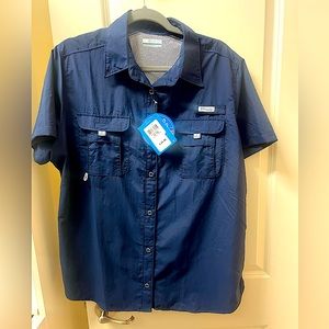 Columbia NWT Navy Shirt Women’s XL